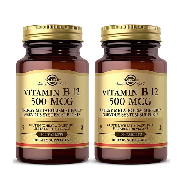솔가 비타민B12 Vitamin B12 500mcg 100정 2팩
