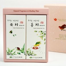 보성 녹차+홍차 선물세트 (예향 30g+금홍 30g)