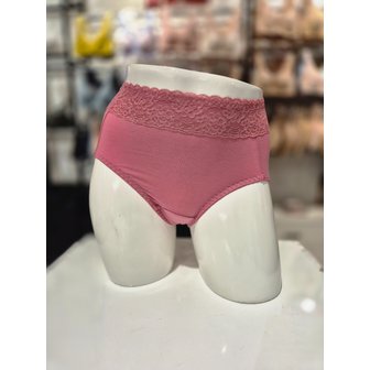 비너스 [시흥점] S 와코루 ) 모달 스판 허리레이스 부인군 팬티 [WPT3798-MR]