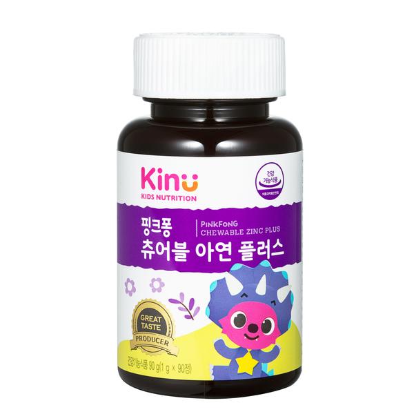 [키누] 핑크퐁 츄어블 아연플러스 / 90정