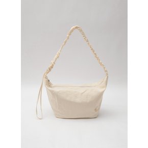 (Z-B-2409)SHIRRING HALF MOON BAG