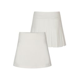 [플레이부] BACK PLEATED BANDING SKIRT W/INNER PANTS_White, 신세계백화점