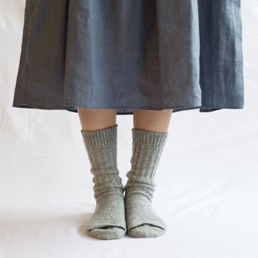 르마더샵 [NISHIGUCHI KUTSUSHITA]_Wool Ribbed Socks_NK0123