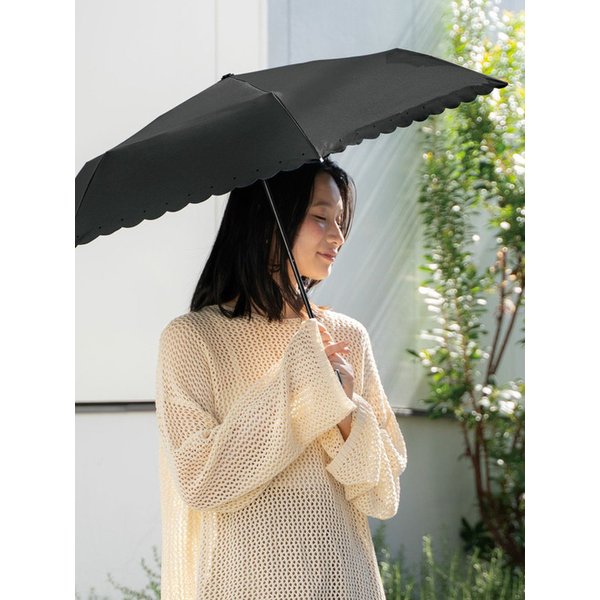 양산 실버 리본 하트 암막 3단양산 801-16628-102
