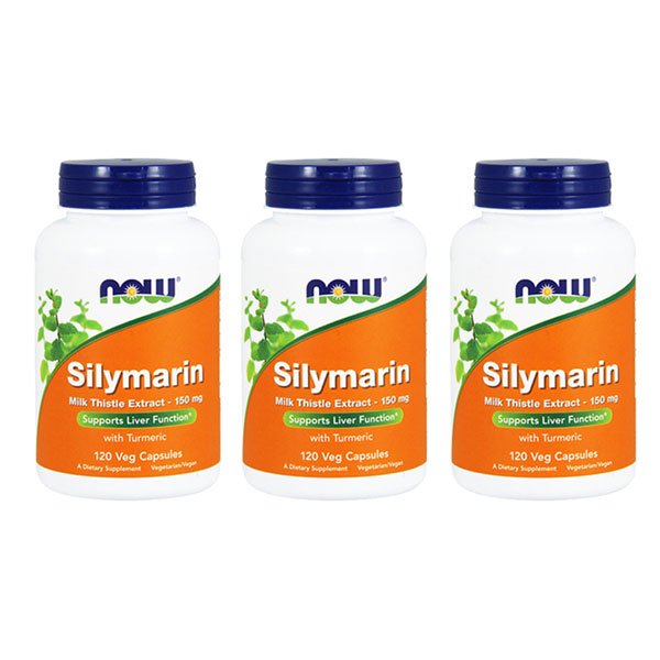 3개 Now Foods 나우푸드 실리마린 밀크시슬 150mg  120정