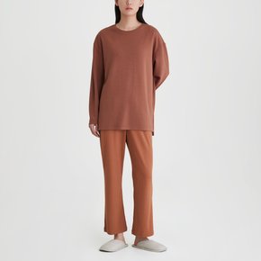 여 소프트 라운지 티셔츠(BRICK / BLACK)