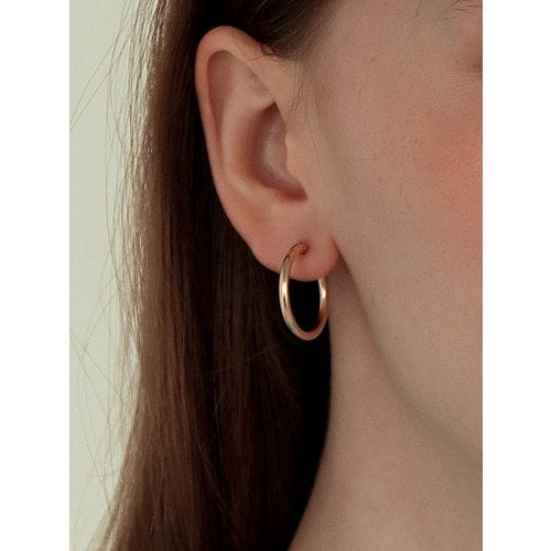 14K GOLDFILLED RING EARRING