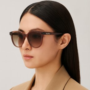 선글라스 MM0108K 48F 명품 클리어 버건디 라운드 뿔테 한효주 착용