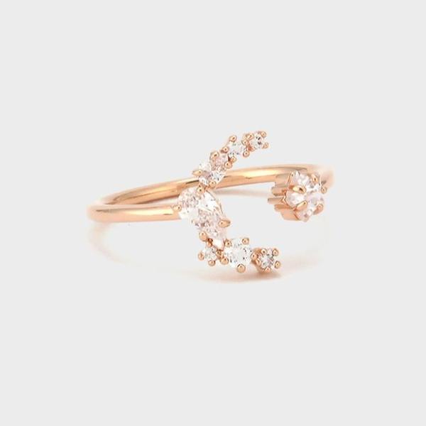 확대된 대표 SWAROVSKI 스와로브스키 5486350 Penlope Cruz Moonsun 반지(1)