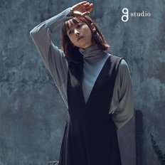 22FW 톨레뇨 울실크 블루종니트