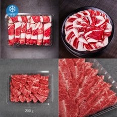 [냉동/암소]한우 1등급 (부채살250g+차돌박이250g)