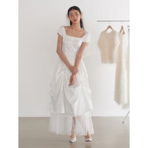 Bridal Bow Bow Dress_white