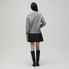 [시흥점] (SET-하의)스트라이프 플리츠 미니 스커트 AS1WS260