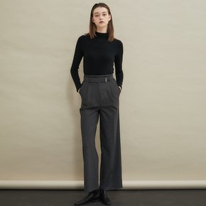 Martin highwaist wide slacks Charcoal