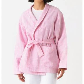 5321616 Vanessabruno Cacao Jacket In Rose/blanc