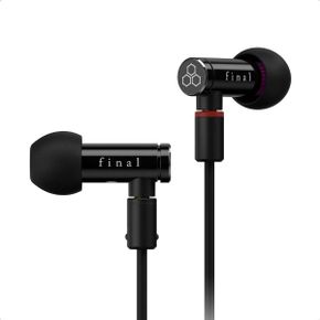 영국 파이널 오디오 이어폰 final E4000 In Ear Isolating Earphones 6.4mm Dynamic Driver High