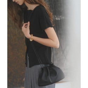 Shirring strap bag [TISU07AH01]_Black