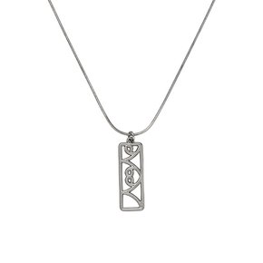 harmonic necklace-silver