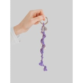 Pearl Key Ring_Purple