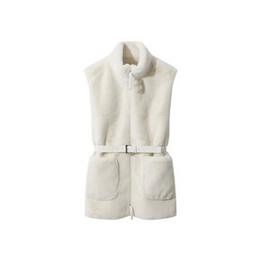 Eco Fur Knit Vest (White)_D5VAW24002WHX