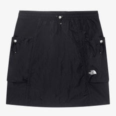 [노스페이스 공식] NK6NR35L 화이트라벨 여성 쉘던 미니 스커트_BLACK