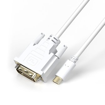 엠지컴퓨터 USB C to DVI-D 미러링 케이블 1.8m MBF-CDVI018