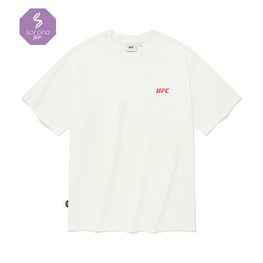 UFC SPORT UFC 소로나 릴렉스핏 반팔 티셔츠 화이트 U2SSV2317WH