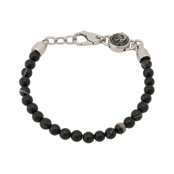 디젤 DX0848040 로고 비드 팔찌