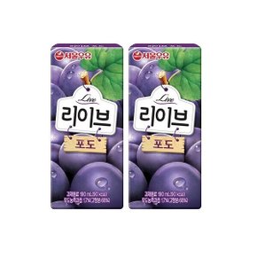 리이브 포도190ml24입 (유통기한:6개월)