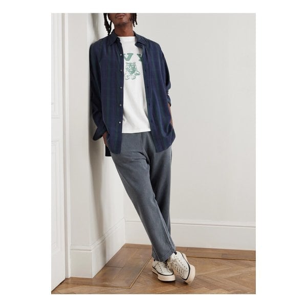 레미 릴리프 아이비 프린트 코튼 저지 티셔츠 46376663162921083