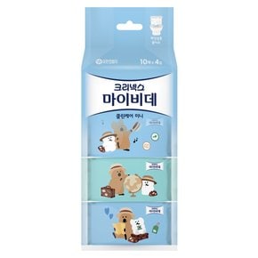 마이비데 클린케어 미니 다이노탱 10매x4입