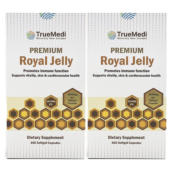 뉴질랜드 트루메디 프리미엄 로얄젤리 1600mg 365정 2팩