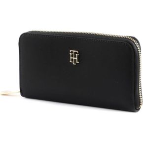 타미힐피거 카드 지갑 여성 Nylon Monogram Wallet Size 블랙 Black 286302