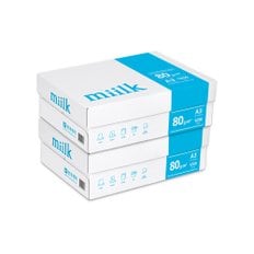 밀크 A3 80g 2500매(1250매x2박스) SAMU(S)