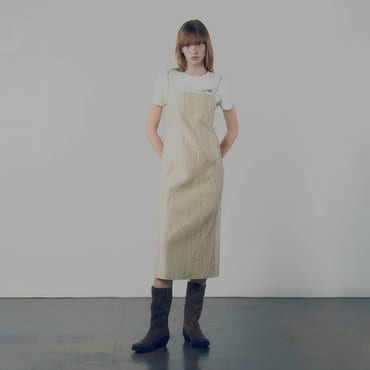 레이브 String Wrinkle One-piece in Beige VW4AO300-91