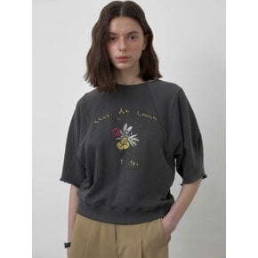 BOUQUET SWEAT SHIRT [CHARCOAL]