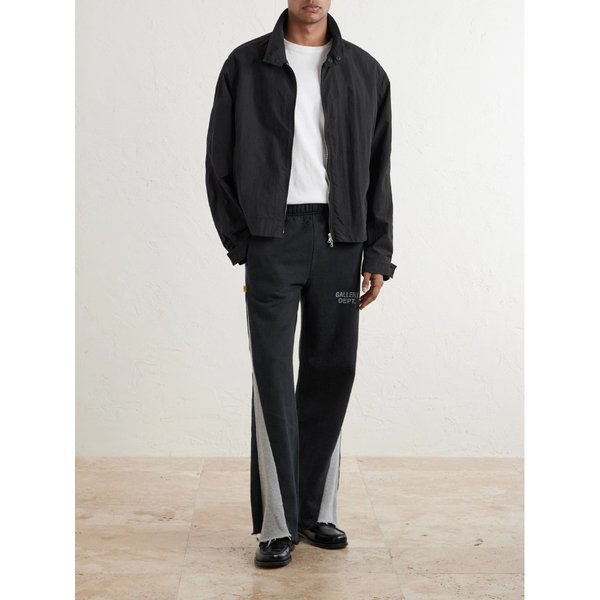 플레어 로고 프린트 코튼 저지 스웨트팬츠 46376663163001751