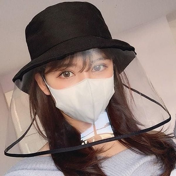 방역모자 안면보호 벙거지 마스크모자 모자 캡모자 (WFJDRXR)