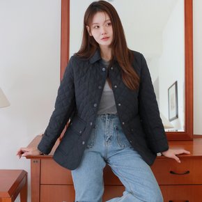 [최초가 109,000원][르포엠]루나셀 다이아몬드 퀄팅 자켓+스카프