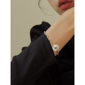 Mother pearl donut bracelet_middle (마더펄도넛팔찌_미들)
