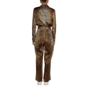 SS22 [돌체앤가바나] Womens Dress SATIN JUMPSUIT WITH ANIMAL PATTERN MULTICOLOUR F6C1GT_FSA