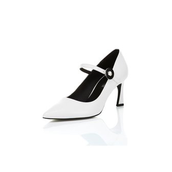 메이엘듀 Mary jane pumps- MD1003 White