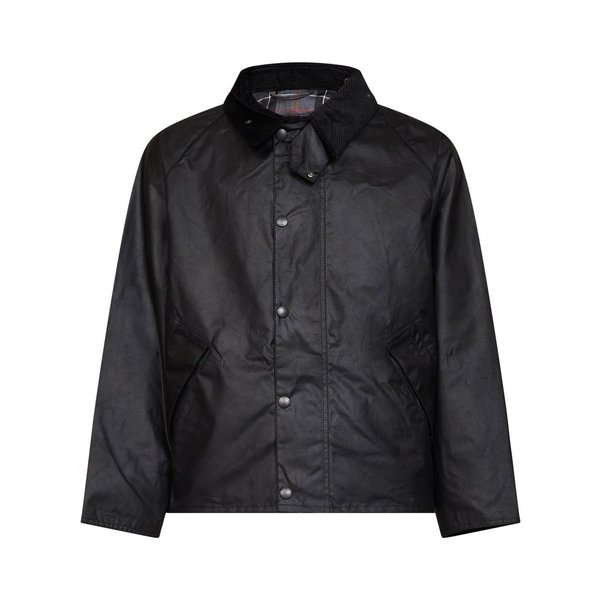 확대된 대표 [해외배송] 바버 OS TRANSPORT WAXED 자켓 블랙 WAXED 코튼 MWX1678BK91 B0302362606