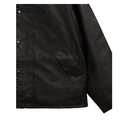 [해외배송] 바버 OS TRANSPORT WAXED 자켓 블랙 WAXED 코튼 MWX1678BK91 B0302362606