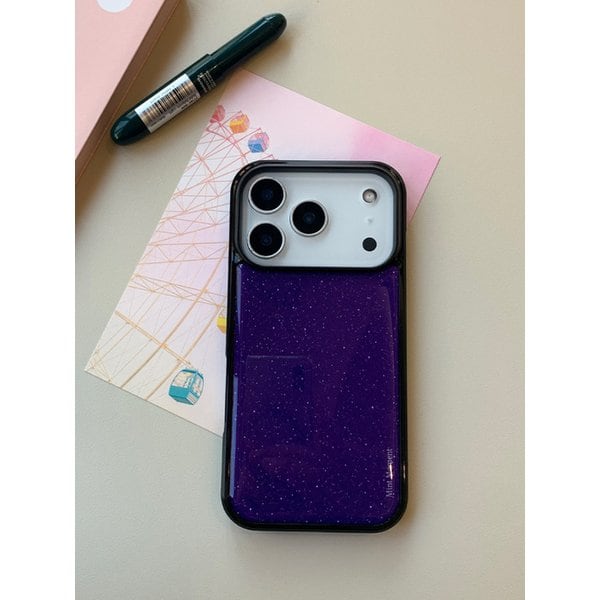 Holiday purple epoxy case [+magsafe]