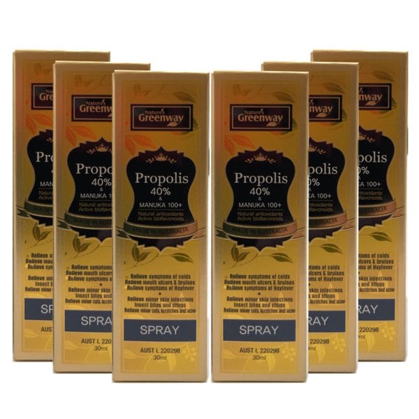 네이쳐스그린웨이 프로폴리스 마누카 100+ 스프레이 30ml 6개