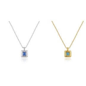 Goober square necklace