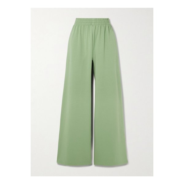 노마카말리 엘리펀트 스트레치 코튼 저지 와이드 팬츠 그린 1647597359122554