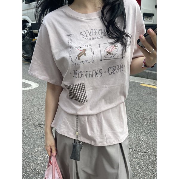 Hound Club Tee (Pink)