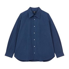 [MEN] 와이드 포플린 셔츠 9153424911 INDIGO